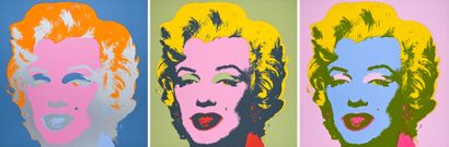 Based on Andy WARHOL 
Marilyn Monroe
Three...
