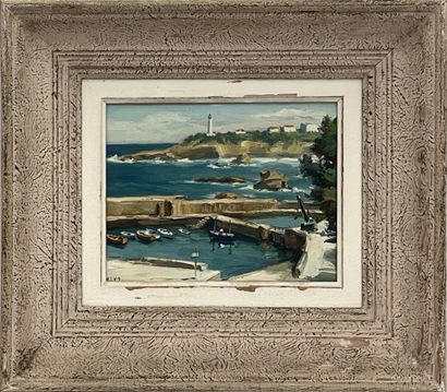 JIVA (1907-1974) Robert William JIVANOVITCH
Biarritz...