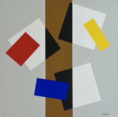 Joël FROMENT (Born 1938) 
Untitled
Silkscreen...