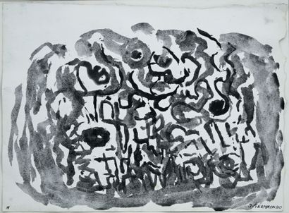 Jacques GERMAIN (1915-2001)
Abstraction
Ink...