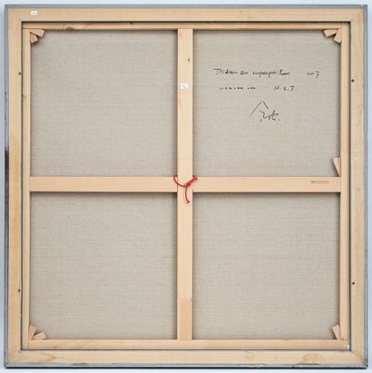 JIN Bo (1978)
Didier en superposition, 2007
Oil...