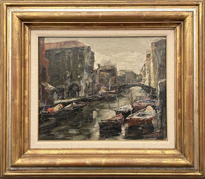 MODERN SCHOOL
Canal Chiogga, Venice
Oil on...