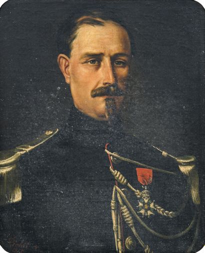 FRENCH SCHOOL 19th century
Portrait of an...