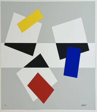 Joël FROMENT (Born 1938) 
Untitled
Silkscreen...