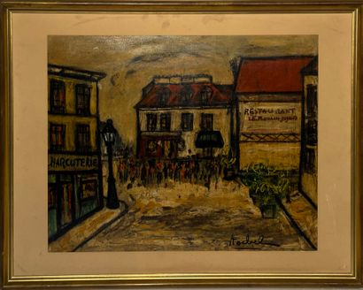 Edgar STOEBEL (1909-2001)
The Merry Mill
Oil...