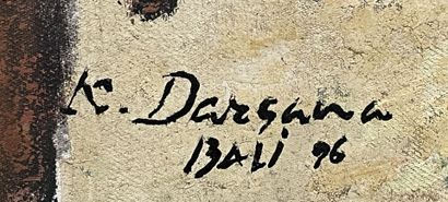 DARSANA (XXth)
Bali, Indonesia, 96 
Oil and...