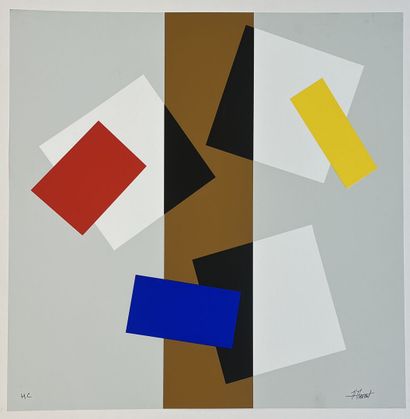 Joël FROMENT (Born 1938) 
Untitled
Silkscreen...
