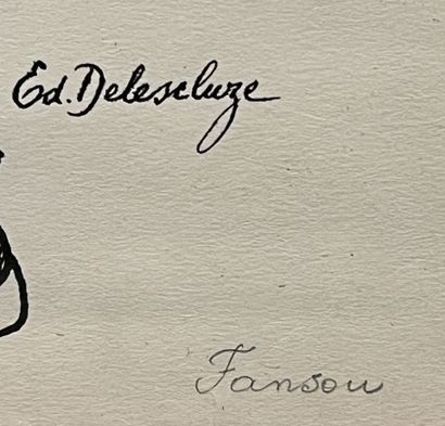 Edmond DELESCLUZE (1905-1993)
Fansou and...