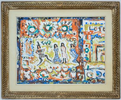 Jean DUCASSE (1939-2011)
Party scene
Oil...