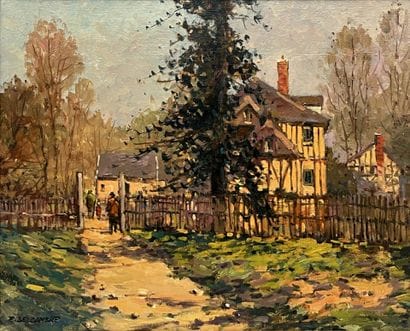 Élysée DELCAMBRE (1930)
The hamlet at Versailles
Oil...