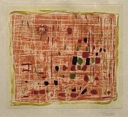 Roger BISSIERE (1886-1964)
Abstract composition
Lithograph...