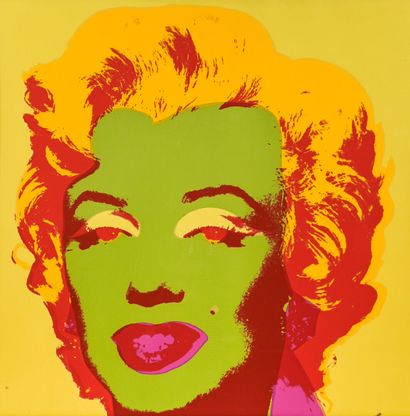 Based on Andy WARHOL
Marylin
Color silkscreen...