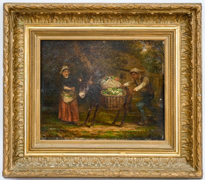 Antony SERRES (1828-1898)
Country scene
Oil...