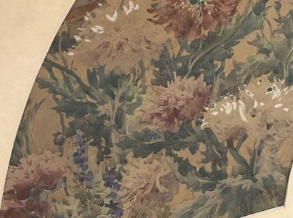Marie Désiré BOURGOIN (1839-1912)
Fan with...