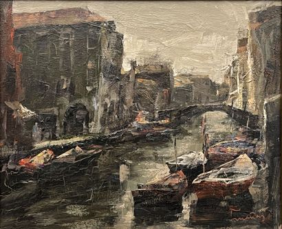MODERN SCHOOL
Canal Chiogga, Venice
Oil on...