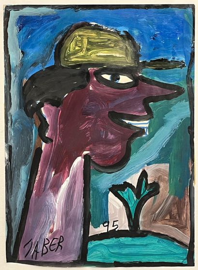Jaber El Mahjoub known as JABER (1938-2021)
Portrait
Mixed...