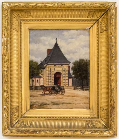Eugène TITEUX (1838-1904)
Carriage in a park
Oil...