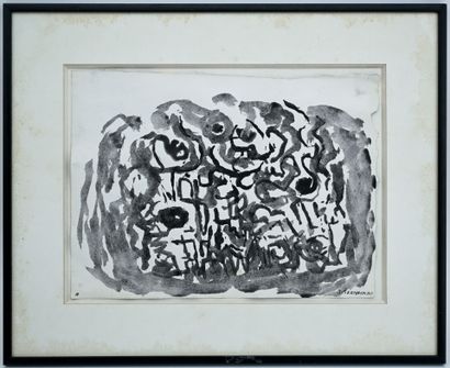 Jacques GERMAIN (1915-2001)
Abstraction
Ink...