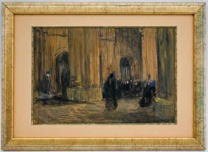André SURÉDA (1872-1930)
Interior of a mosque...
