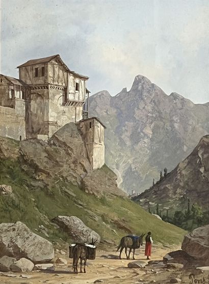 Stanislas PONS (20th)
Spanish Pyrenees landscape...