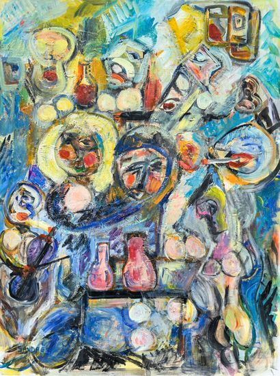 Jean SANDRES (XX-XXIth)
Untitled
Acrylic...