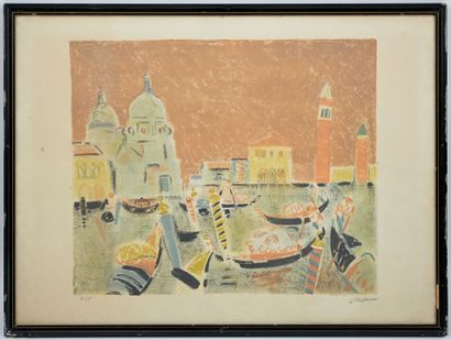 Jacques TRUPHEMUS (1922-2017)
Venice
Lithograph...