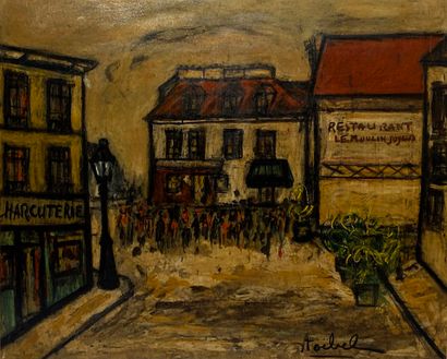 Edgar STOEBEL (1909-2001)
The Merry Mill
Oil...