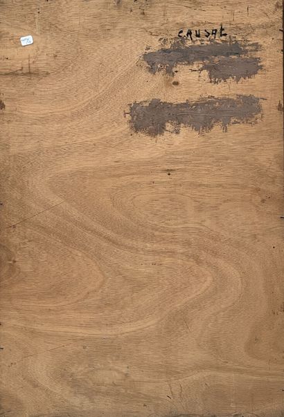 Roger CRUSAT (1917-1994) 
Young Asian Woman
Oil...