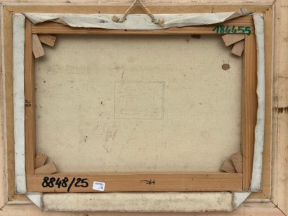 Gérald MARIN (born 1975)
Animated beach
Oil...