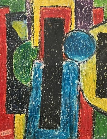 Isaac PAILES (1895-1978)
Untitled 
Grease...