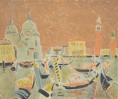 Jacques TRUPHEMUS (1922-2017)
Venice
Lithograph...