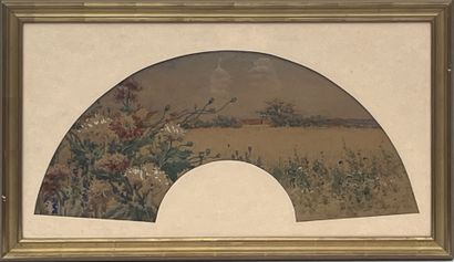 Marie Désiré BOURGOIN (1839-1912)
Fan with...