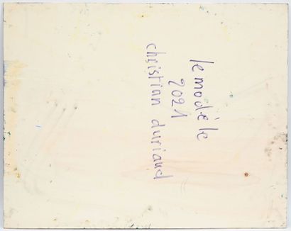Christian DURIAUD (1944)
The Model, 2021
Oil...