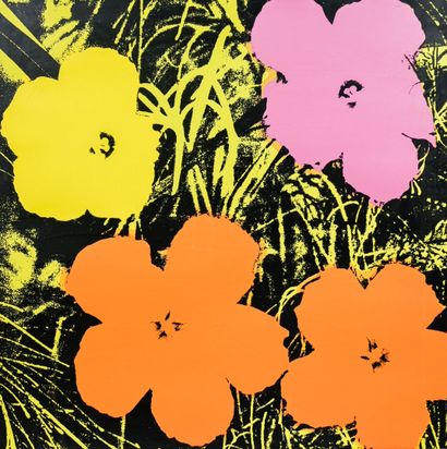 After Andy WARHOL
Flowers
Color silkscreen...