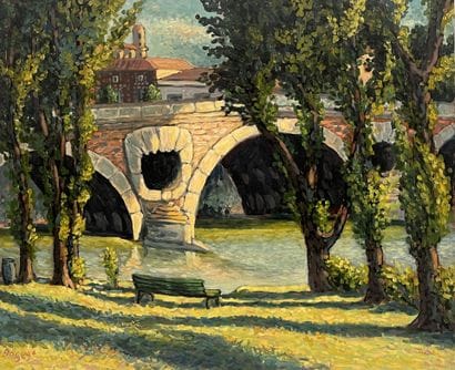 Antoine BOGEY (1943)
Toulouse, the Pont Neuf
Oil...