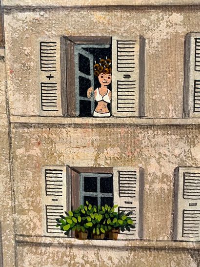 Sophie DAMEZ (XX)
On the way to school
Oil...