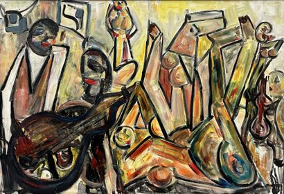 Jean SANDRES (XX-XXIth)
Untitled
Acrylic...