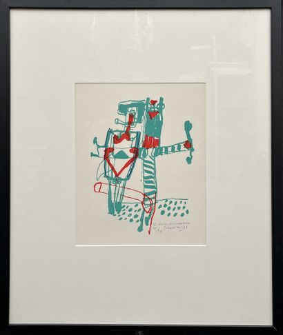 CORNEILLE (1922-2010)
Les désirs sémaphores,...