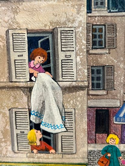 Sophie DAMEZ (XX)
On the way to school
Oil...