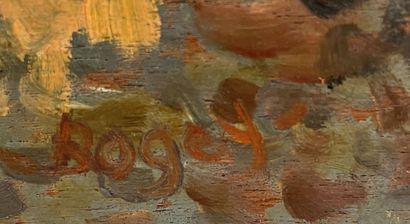 Antoine BOGEY (1943)
Boats on the Garonne
Oil...