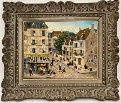 Sophie DAMEZ (XX)
On the way to school
Oil...