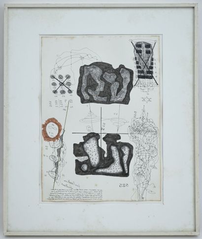 Jean Olivier HUCLEUX (1923-2012)
Untitled
Ink,...