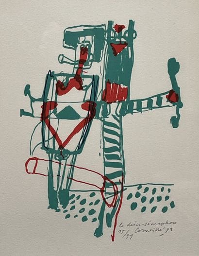 CORNEILLE (1922-2010)
Les désirs sémaphores,...