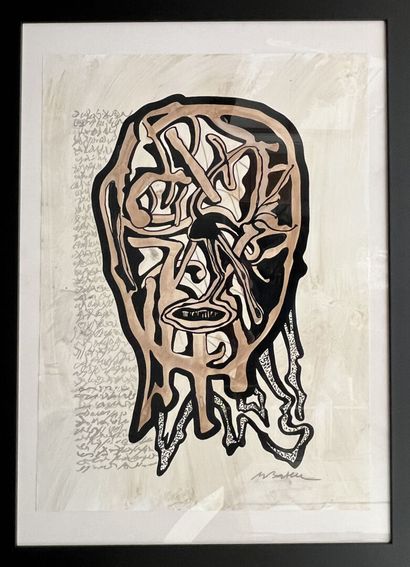 Michel BATLLE (1946)
Abstract composition
Ink...