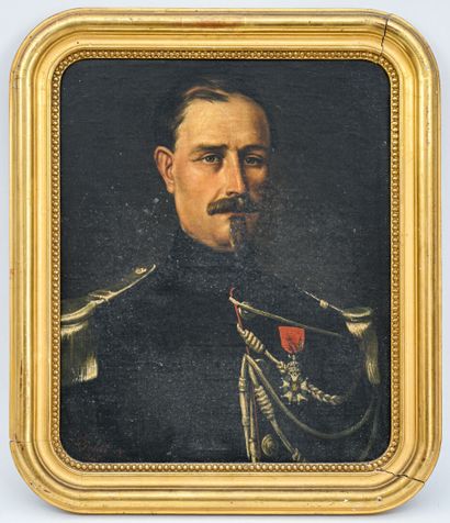 FRENCH SCHOOL 19th century
Portrait of an...