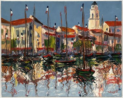 Antoine BOGEY (1943)
Port of Saint Tropez
Oil...