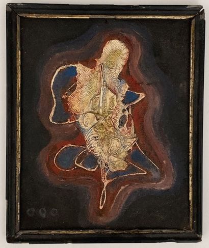 Roger CHOMEAUX (1907-1999) known as CHOMO
Abstraction
Oil...