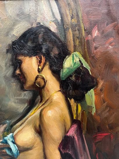 D.T. RICHARD (X-Xth)
Modesty
Oil on canvas...