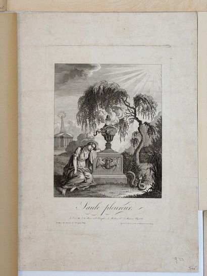 Set of eight seditious engravings including...