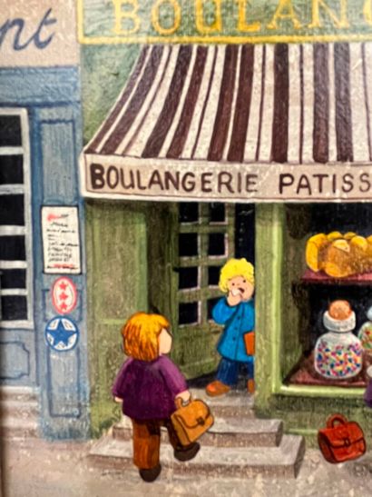 Sophie DAMEZ (XX)
On the way to school
Oil...